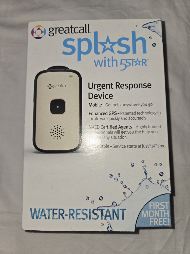 GreatCall (5STAR3-DIR-SLV) Urgent Response One-touch Waterproof Device Silver