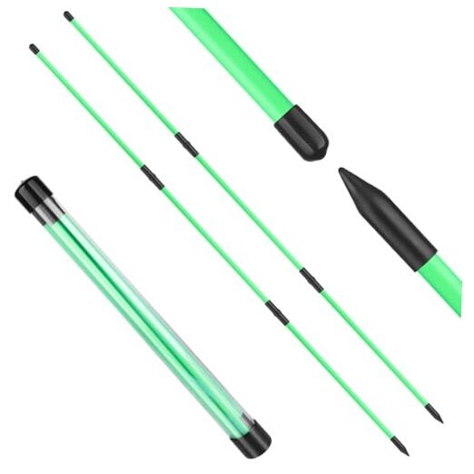 Golf Alignment Sticks 2 Packs 48" Foldable Alignment Stick Golf Training Aid
