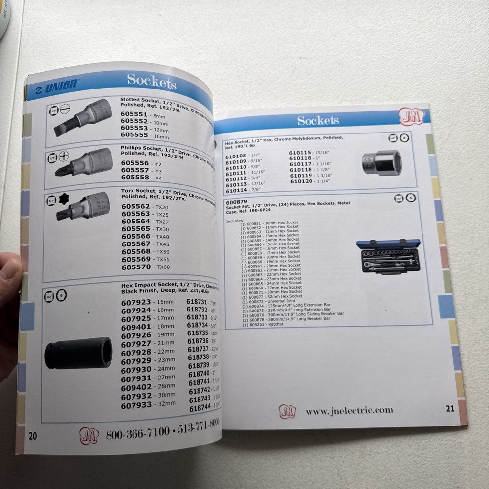 Unior Distributed By J&N Hand Tools Catalog 2011