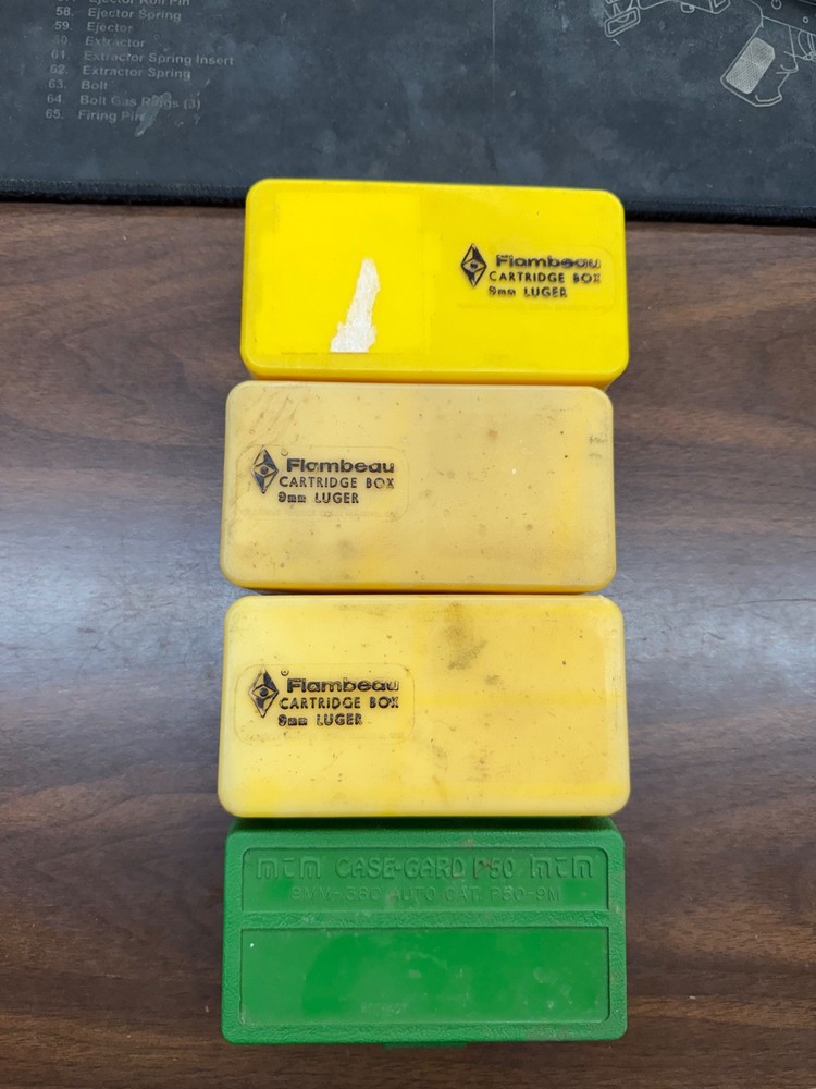 380/9MM Cal 50 Round Ammo Box, ASSORTED