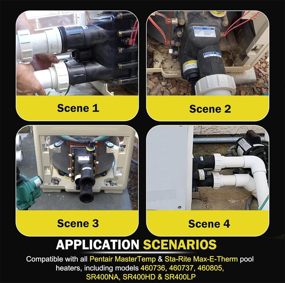77707-0016 Pool Heater Manifold for MasterTemp and Sta-Rite Max-E-Therm Heaters