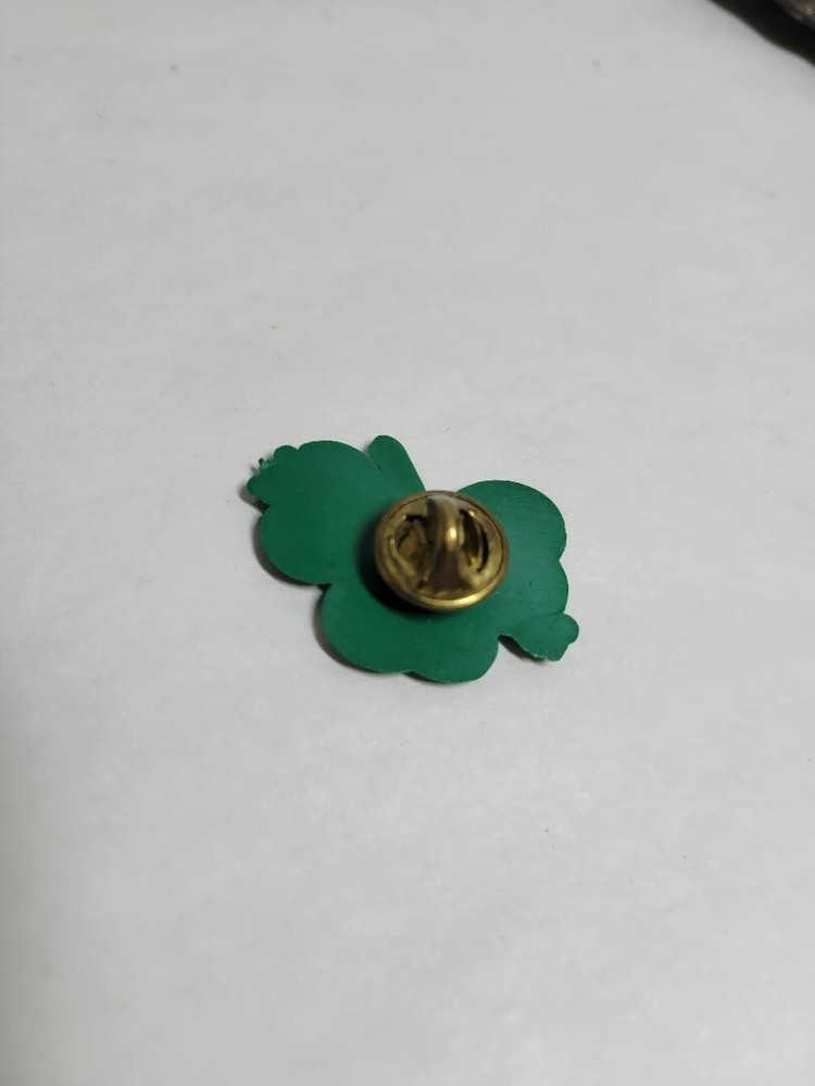 Budweiser Clover Lapel Pin Green