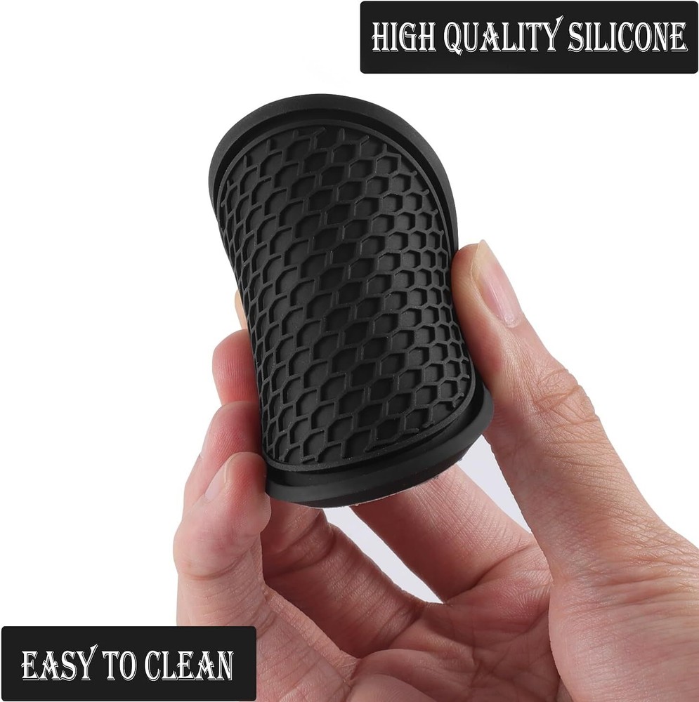 SINGARO Car Cup Coaster, 4PCS Universal Non-Slip Holders Embedded Black
