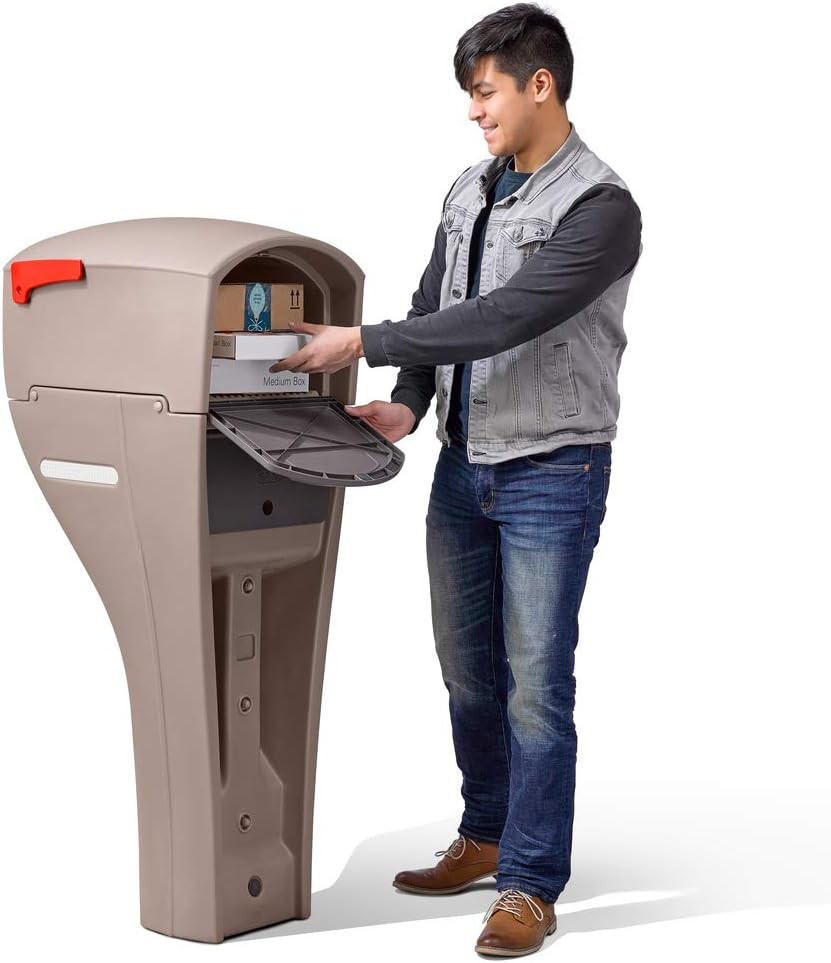 Step2 MailMaster Extra Large Mailbox and Postbox, Mocha