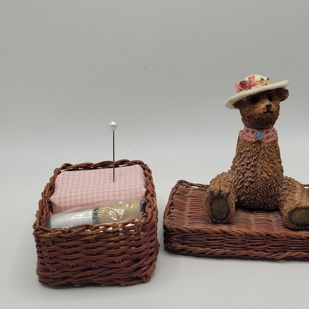 “Sugar” Bear sewing box ~ MYOB ~ Avon ~ 1999