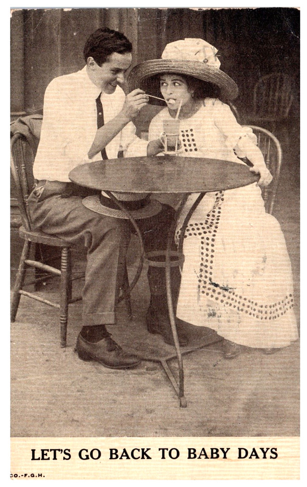 Vintage Romantic RPPC Post Card. BPC