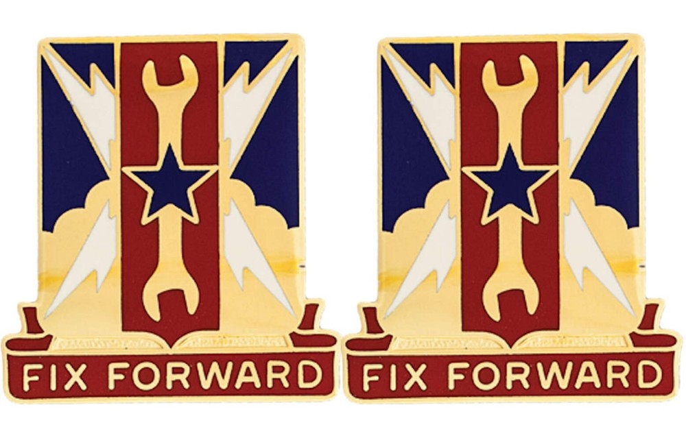 449th SUPPORT BATTALION Distinctive Unit Insignia - Pair - FIX FORWARD