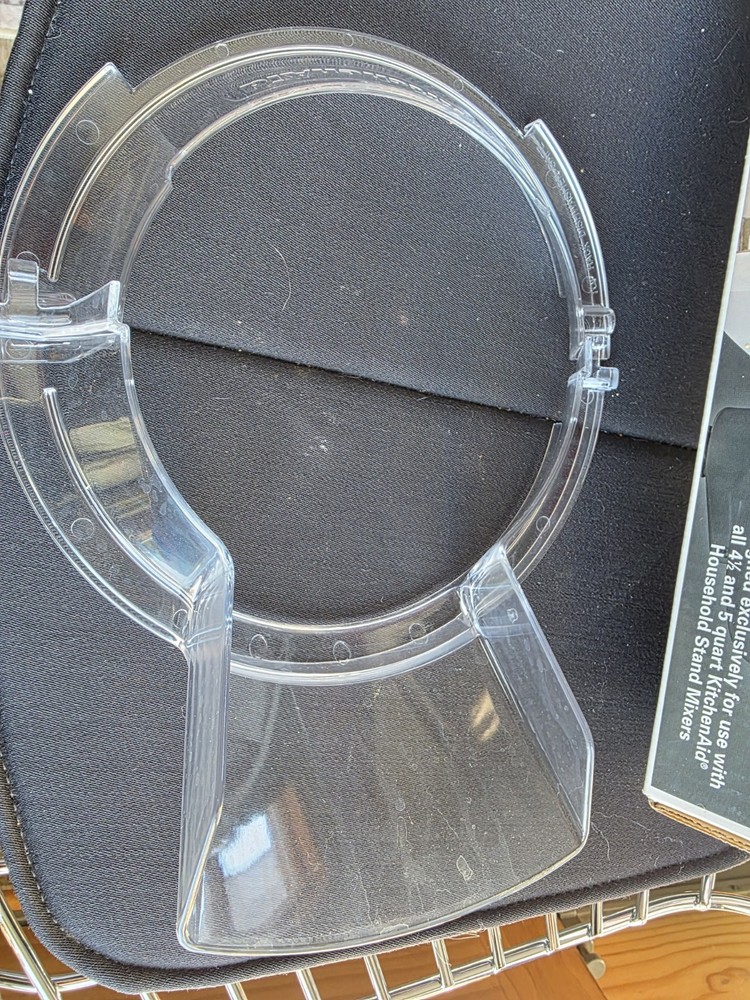 Original Box KitchenAid Pouring Shield KPS2CL Plastic Clear Mixer
