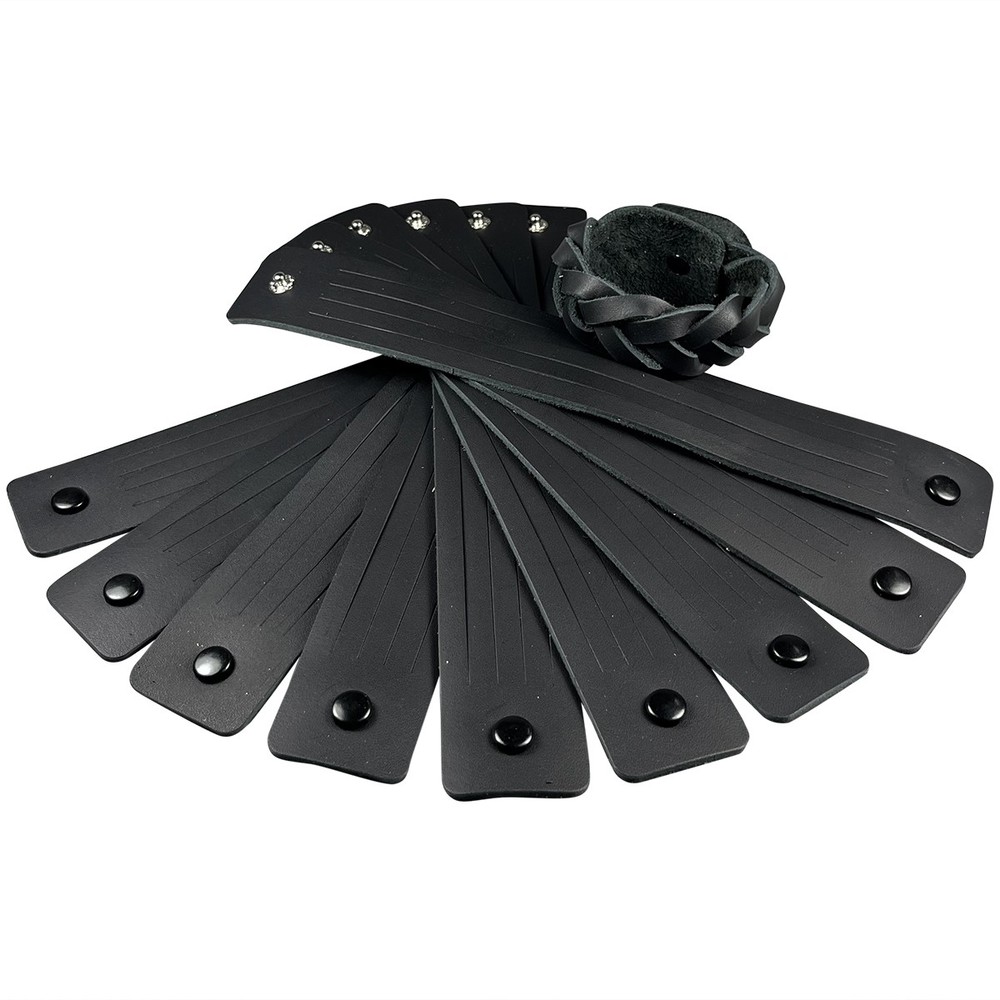 5-Strand Mystery Braid Bracelet Kit - Black 10 Pack