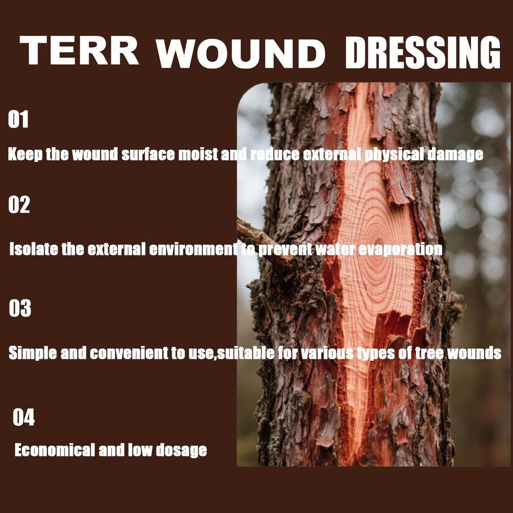 Zriechs Tree Wound Pruning Sealer,Tree Dressing with 100 g, 1 Pcs