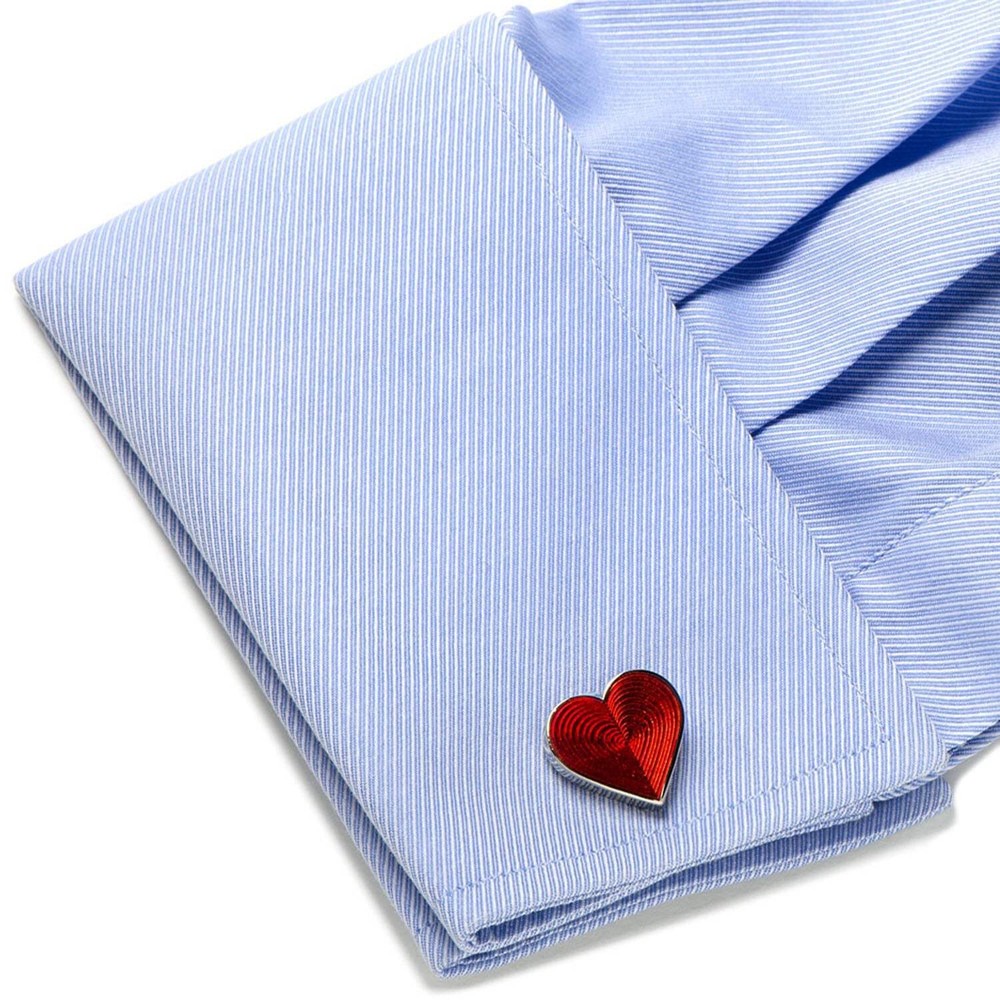 Red Heart Cufflinks