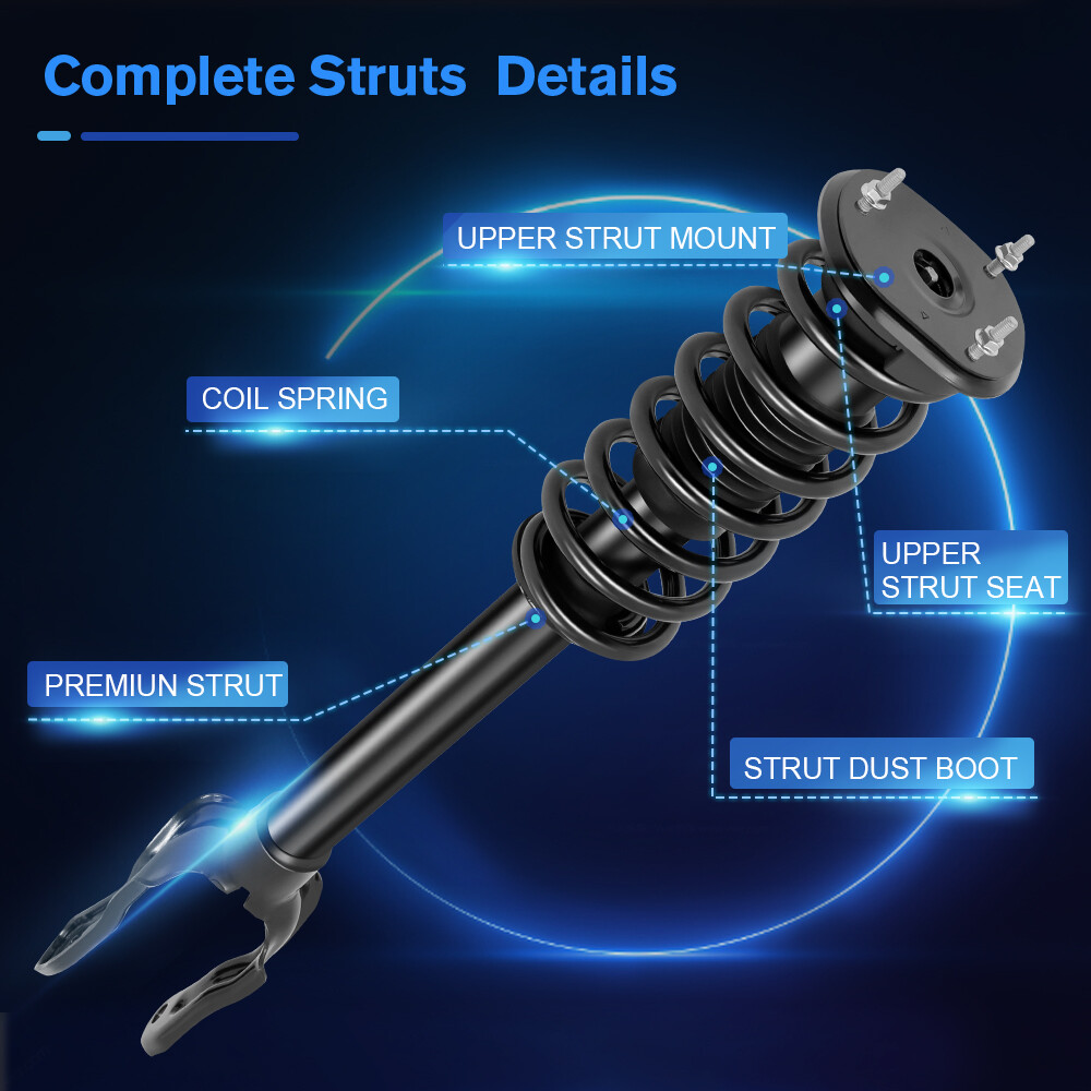 For 2011-2015 Dodge Durango Front Pair Complete Struts Spring and Mount Kits