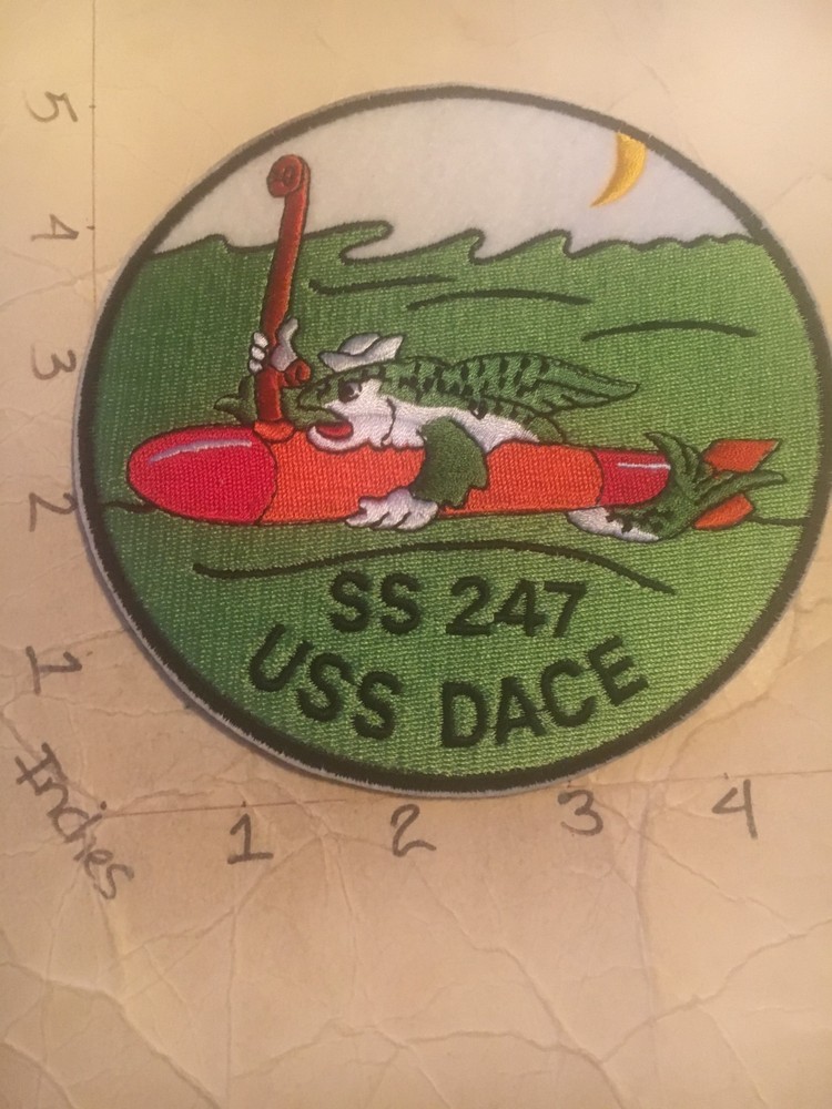 US NAVY USS Dace SS-247 Submarine Patch 8/1/25