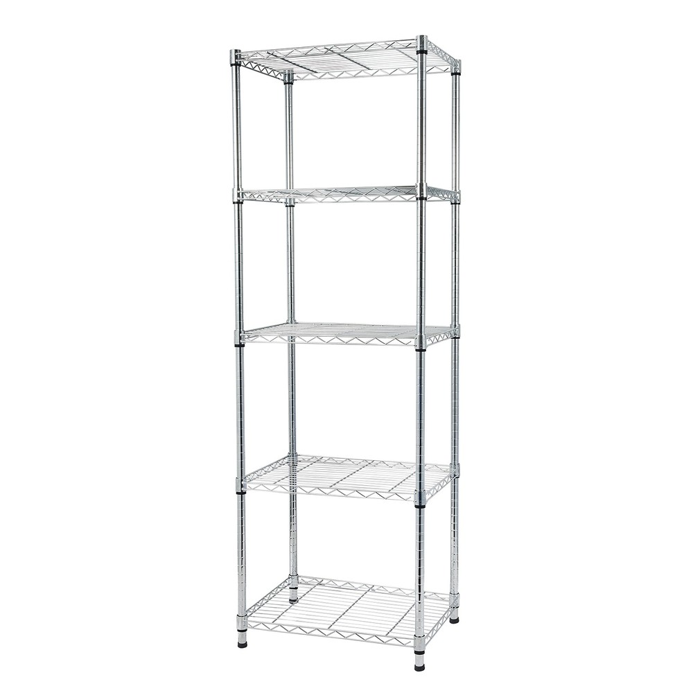 5-Tier Chrome Shelving Unit
