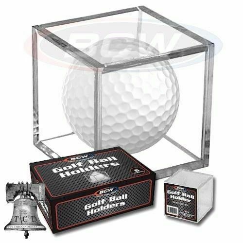 2 Golf Ball Holder Display Square Storage Case BCW 2x2x2 Stackable Cube Stand