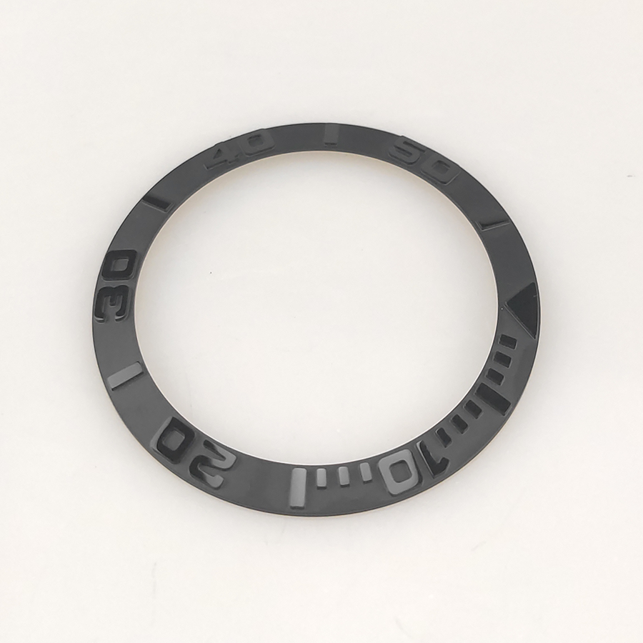 38mm High Quality Black Ceramic Bezel Inserts For Yachtmaster Sei ko SKX007