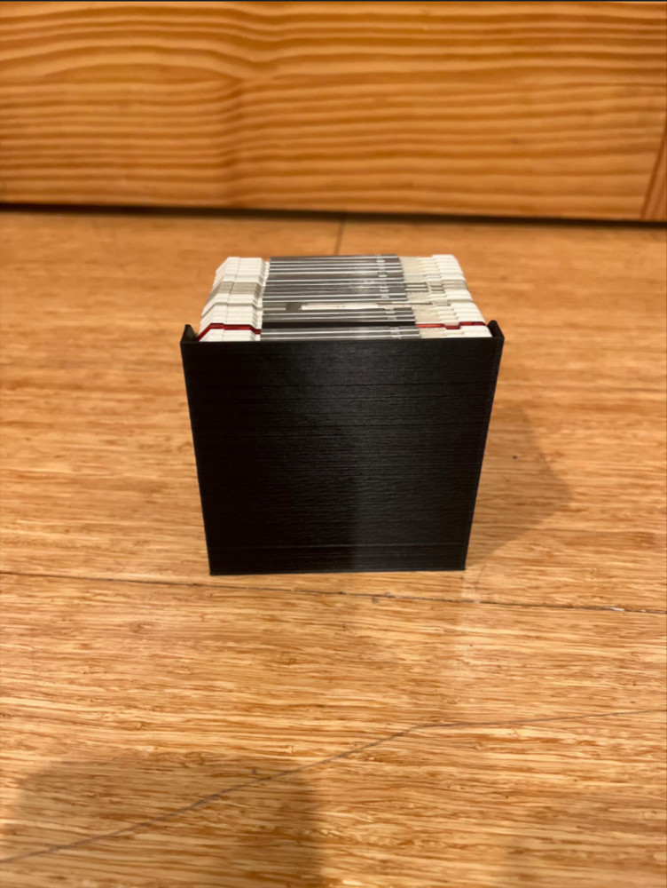 Floppy disk Holder Box Organizer 3.5" Storage Rack Plastic 3D Printed