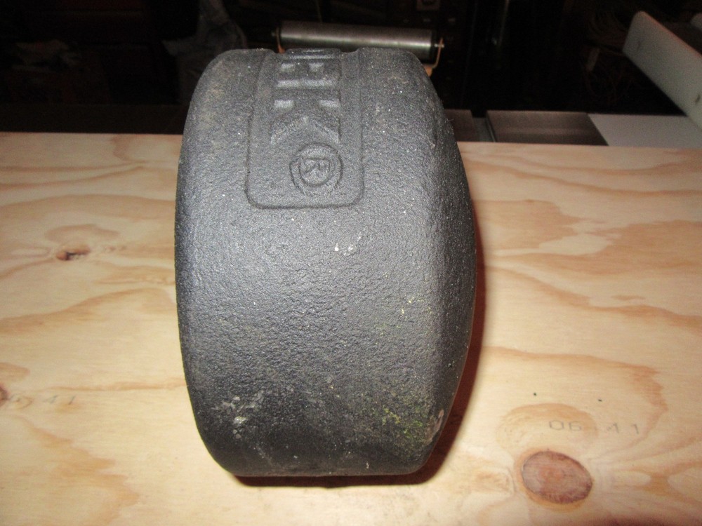 YORK Legacy Half 105 Pound Blob Grip YORK Side 2nd Generation