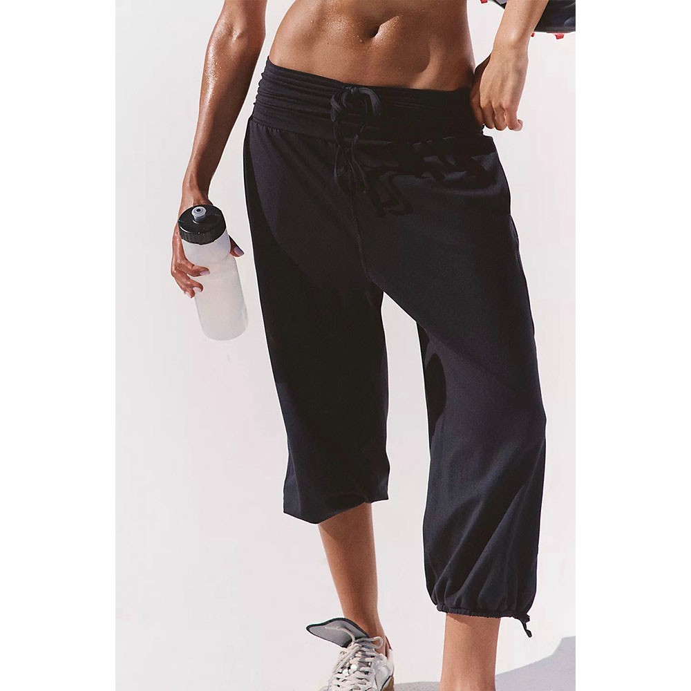 Free People Take It Easy Pants, Black