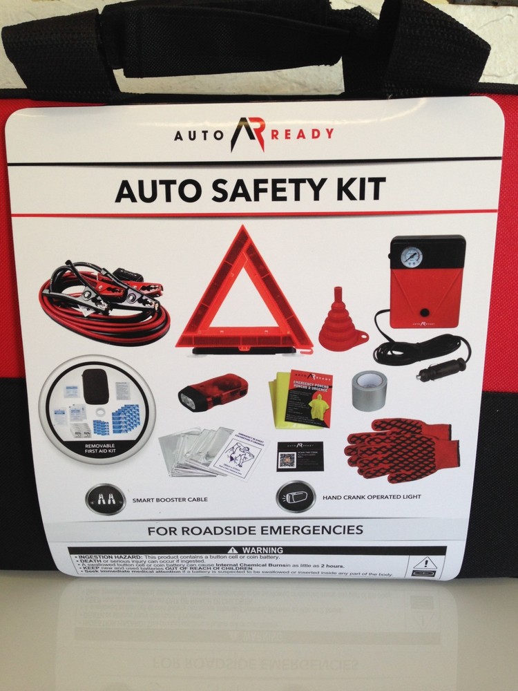 Auto Ready Auto Safety Kit Emergency Roadside Kit
