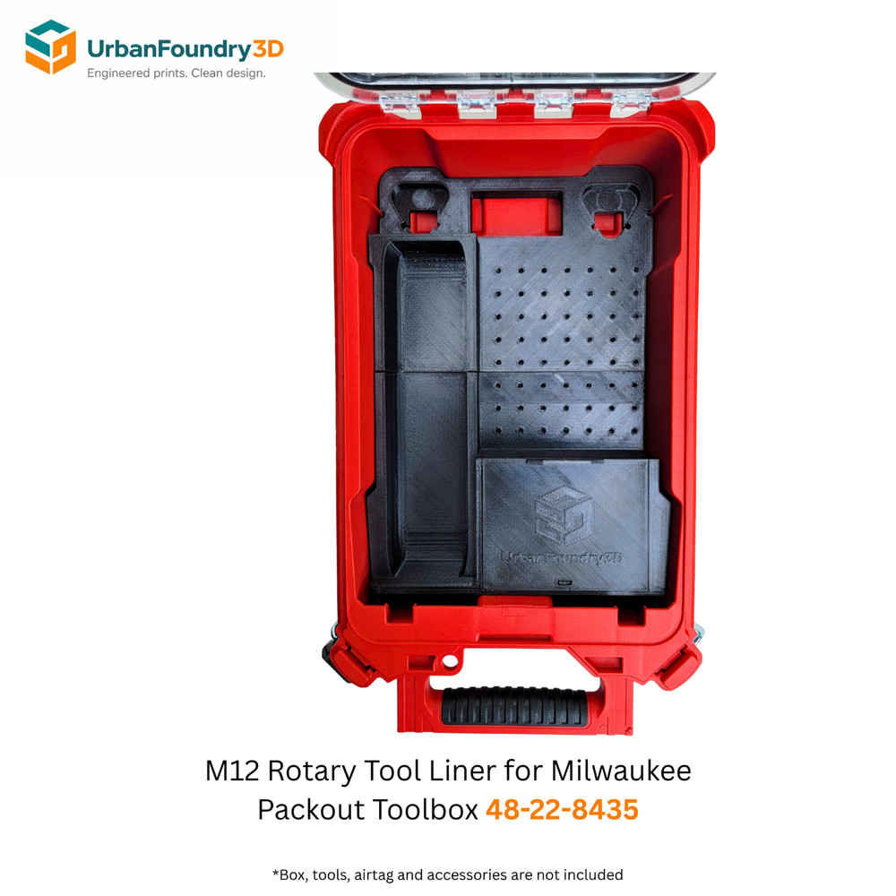 M12 Rotary Tool Organizer Liner - Insert Only