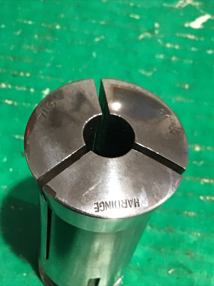 5C Hardinge Round Collet 7/16" External Thread w/ Case