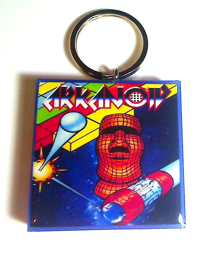 Arkanoid  Arcade Coin Door accessory Keychain