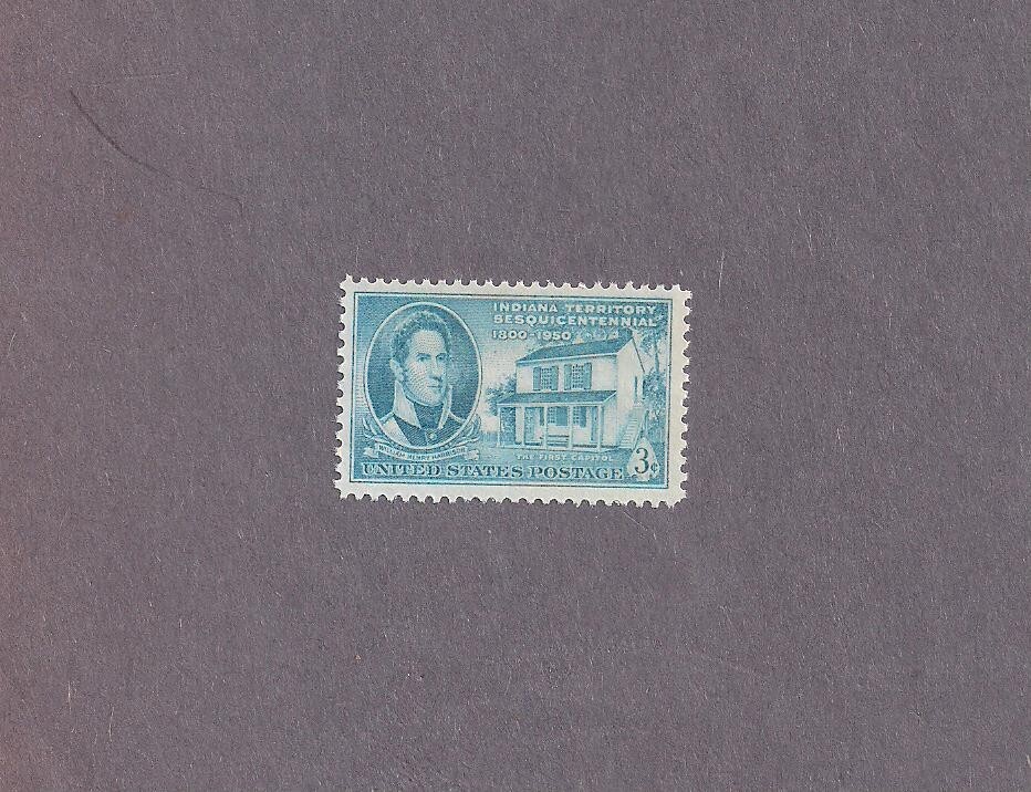 #996 Indiana Territory Issue mint NHOG