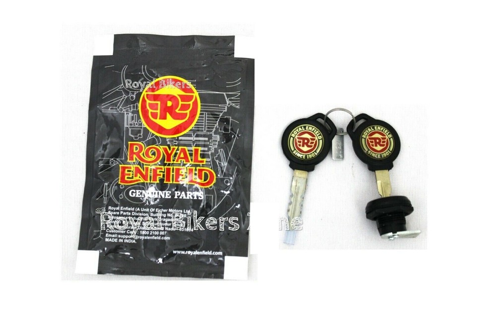 Fits Royal Enfield Classic 350cc & 500cc, Side Panel Lock Set