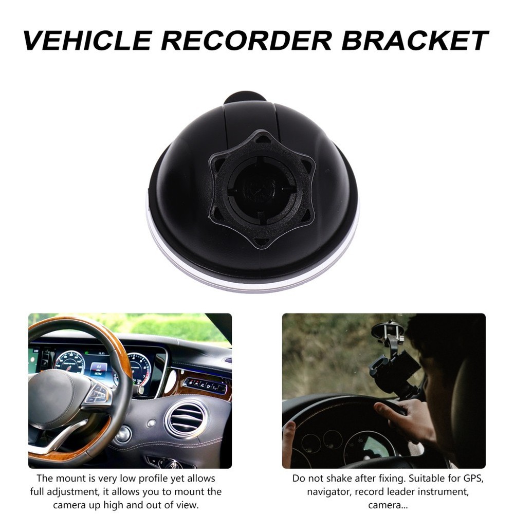 2 Pcs Suction Disc Driving Recorder Bracket Removable Holder Cup