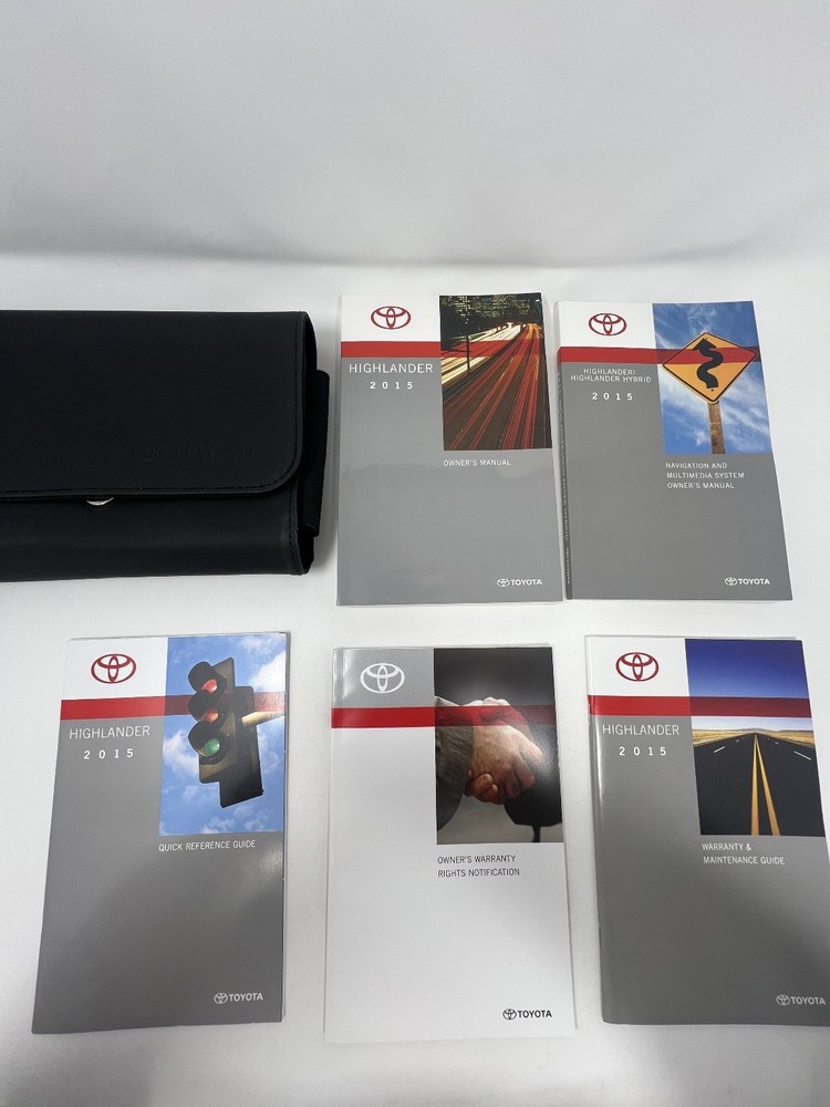 Toyota Highlander 2015 Owner's Manual OEM