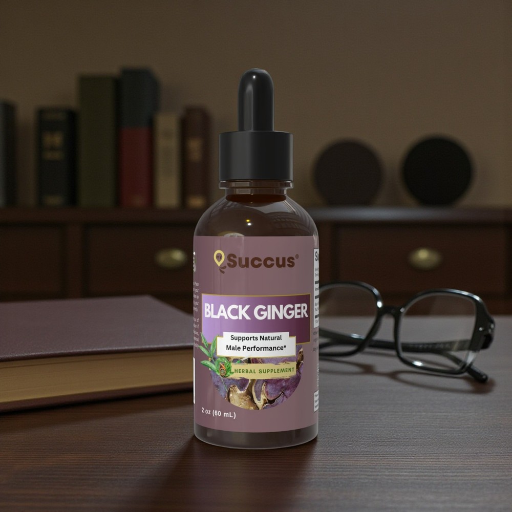 Black Ginger Root Tincture | Liquid Herbal Extract | Multiple Sizes
