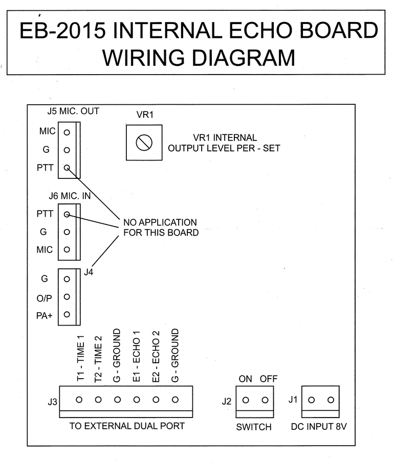 Ranger EB-2015 / LT2 Internal Echo Board