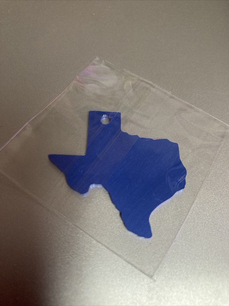 Pet Tags Texas Shape Aluminum