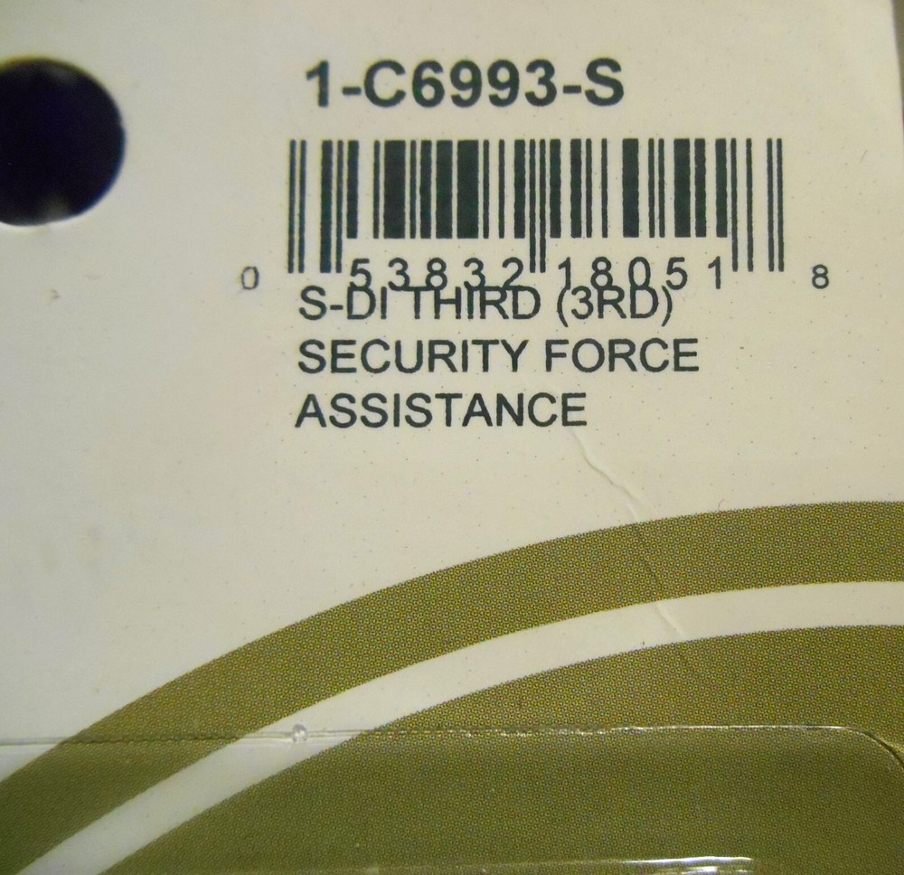 3rd SECURITY ASSISTANCE FORCE BRIGADE DUI CREST NIP PAIR