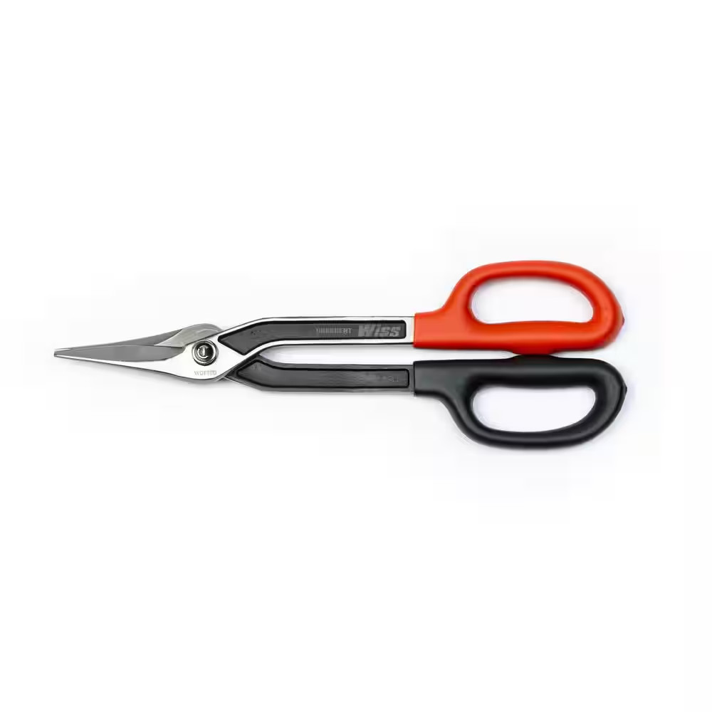 12 In. Straight-Cut Duckbill Pattern Drop Forged Tinner Snips