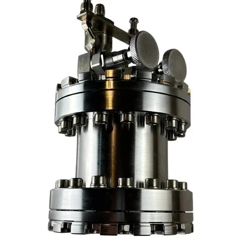 UHV Reaction Vessel 6.00" CF ConFlat Interface Pressure-Safe 316SS NOS