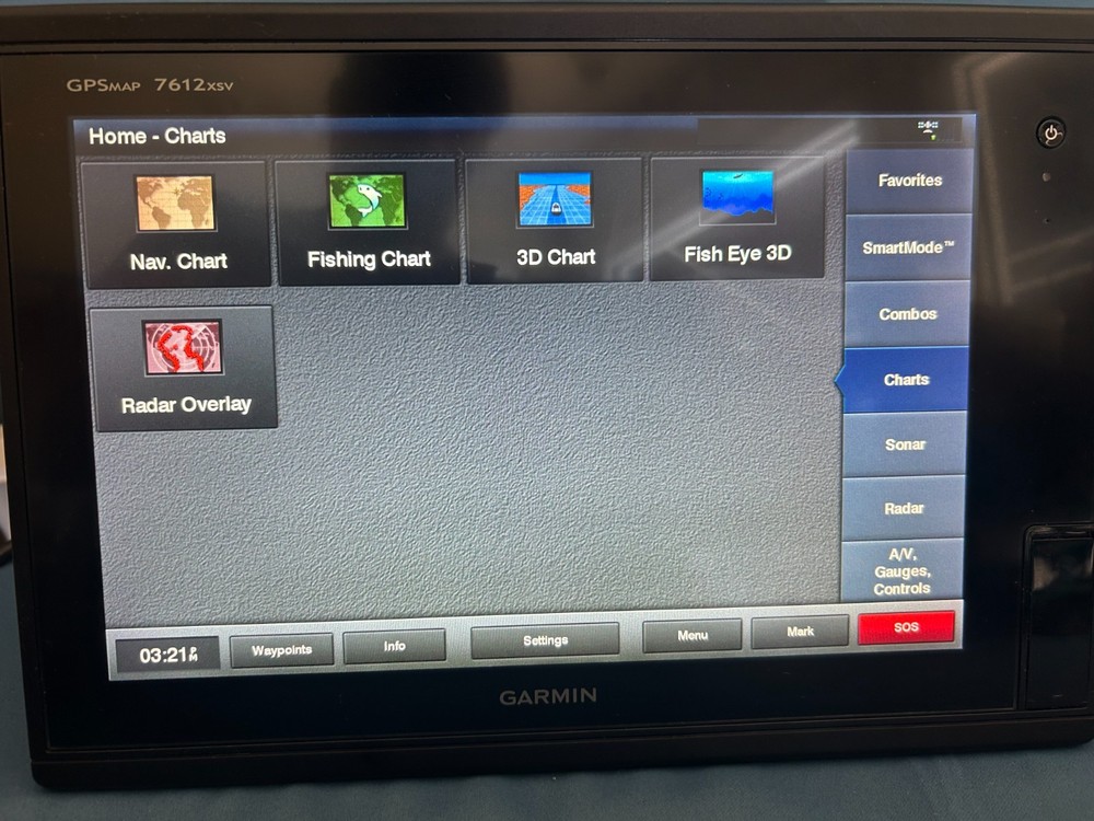 Garmin GPSMAP 7612XSV 12" plotter