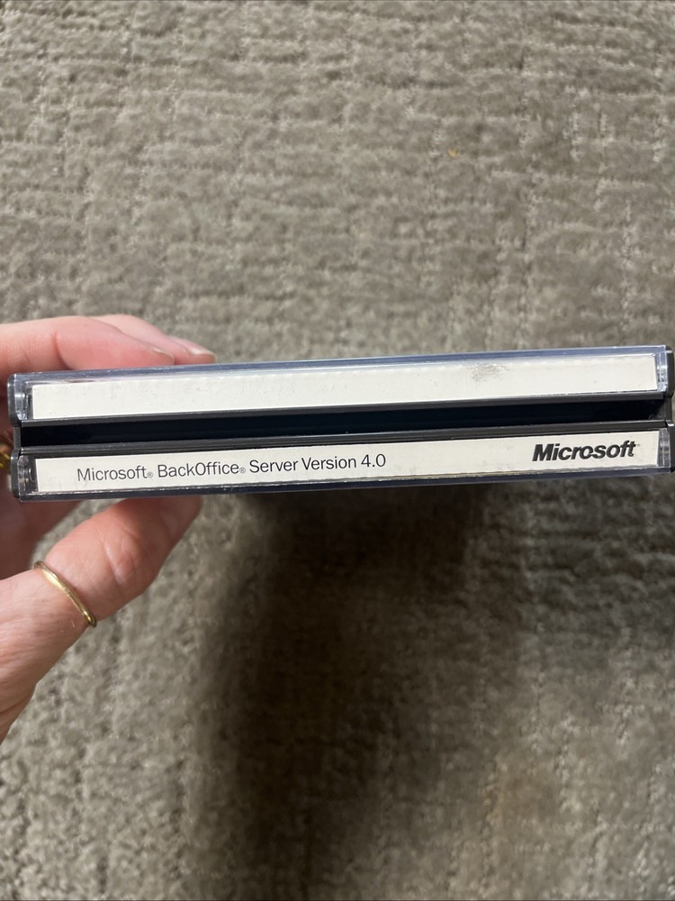 Microsoft BackOffice Server Complete 5 Disc 10 Client With Key