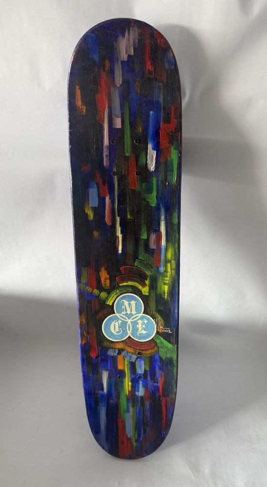 Skateboard (Custom Art) Multicolor Abstract Design