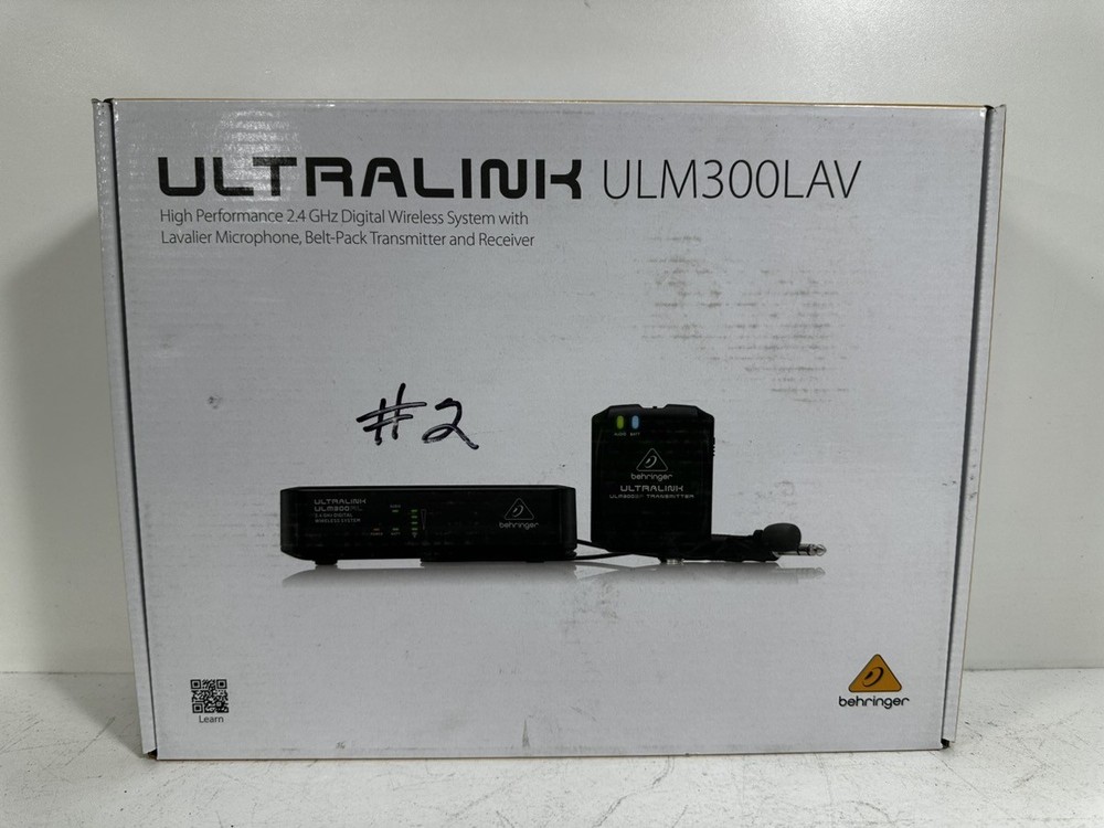 BEHRINGER ULM300LAV WIRELESS LAVALIER MICROPHONE SYSTEM (P03056324)