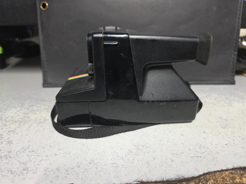 Vintage Polaroid Time Zero One Step Instant Land Camera With Strap