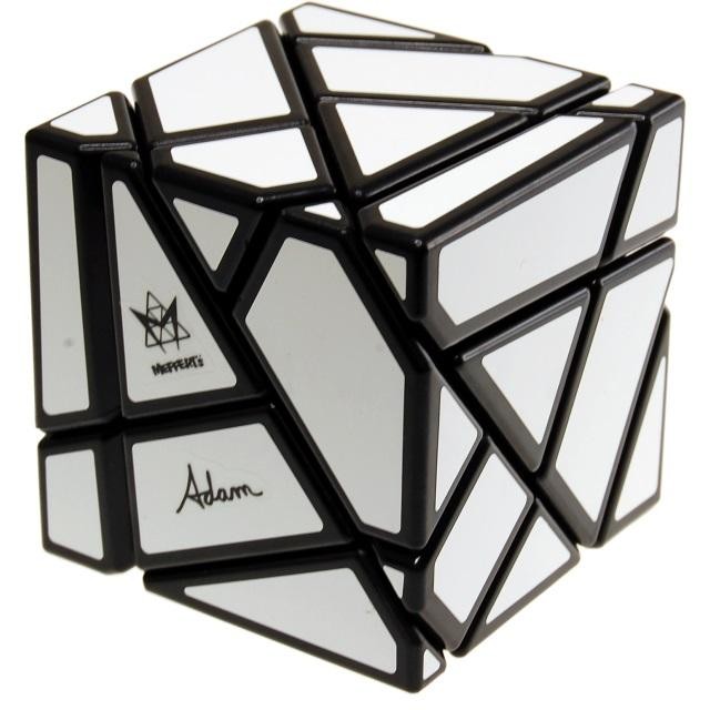 Ghost Cube White Labels - Meffert's Rotation Puzzle