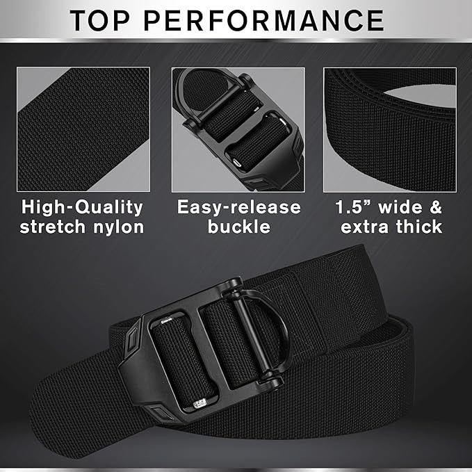 Tactical Belt - Quick Release - Small - Black