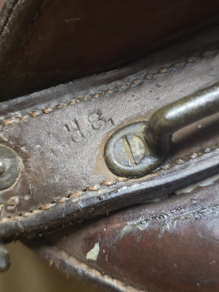 US Cavalry M1904 McClellan Saddle Marked JCH,LEW