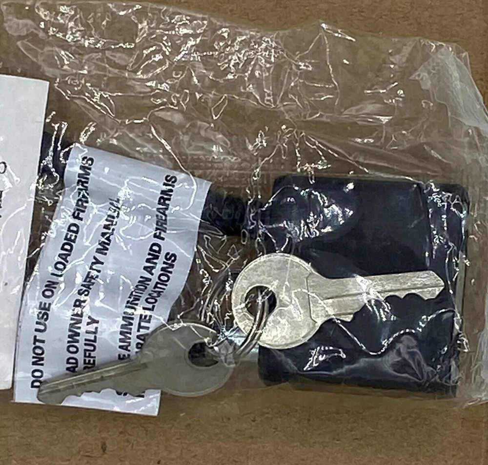 Ruger Black Cable Gun Lock W/ Instructions & 2 Keys NEW
