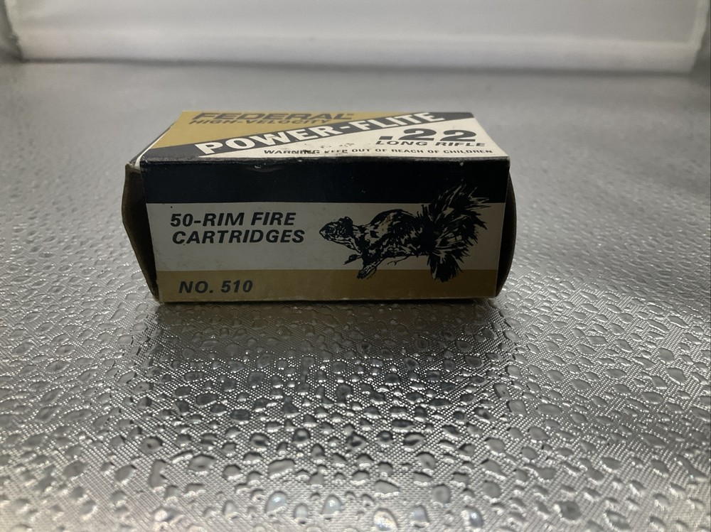 Federal Power-Flite .22 Long Rifle Empty Box
