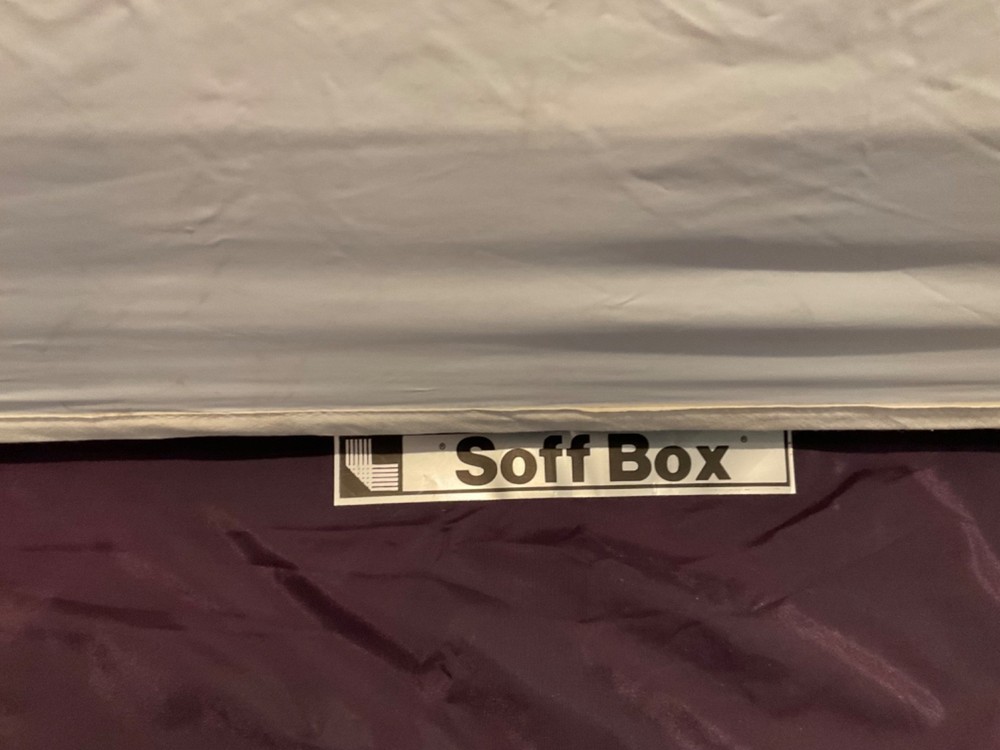 Larson 42”x42” Softbox, SOFFBOX. Fabric and frame only. Read description