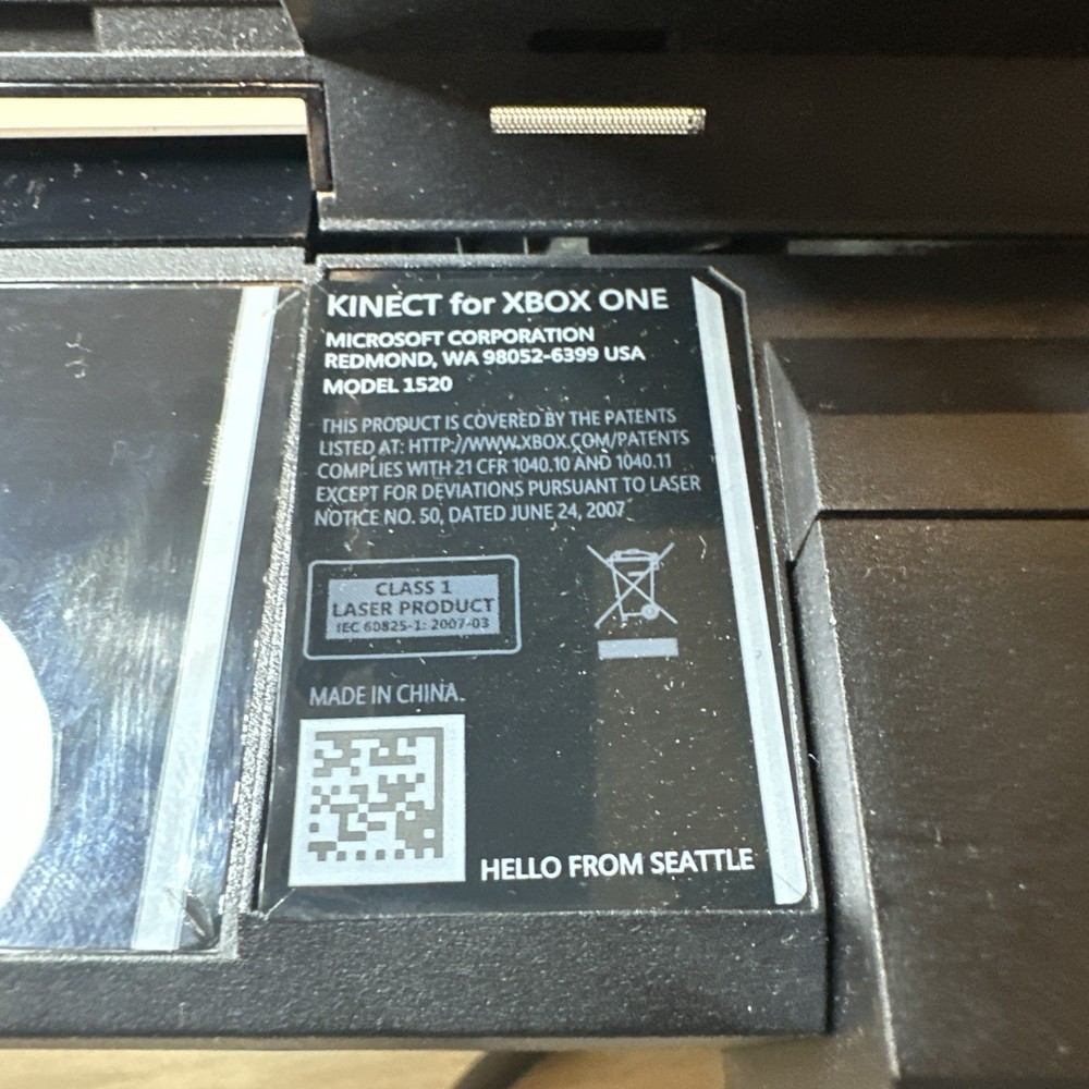 Microsoft Xbox One Kinect Camera Motion Sensor Bar Black Model 1520 OEM TESTED