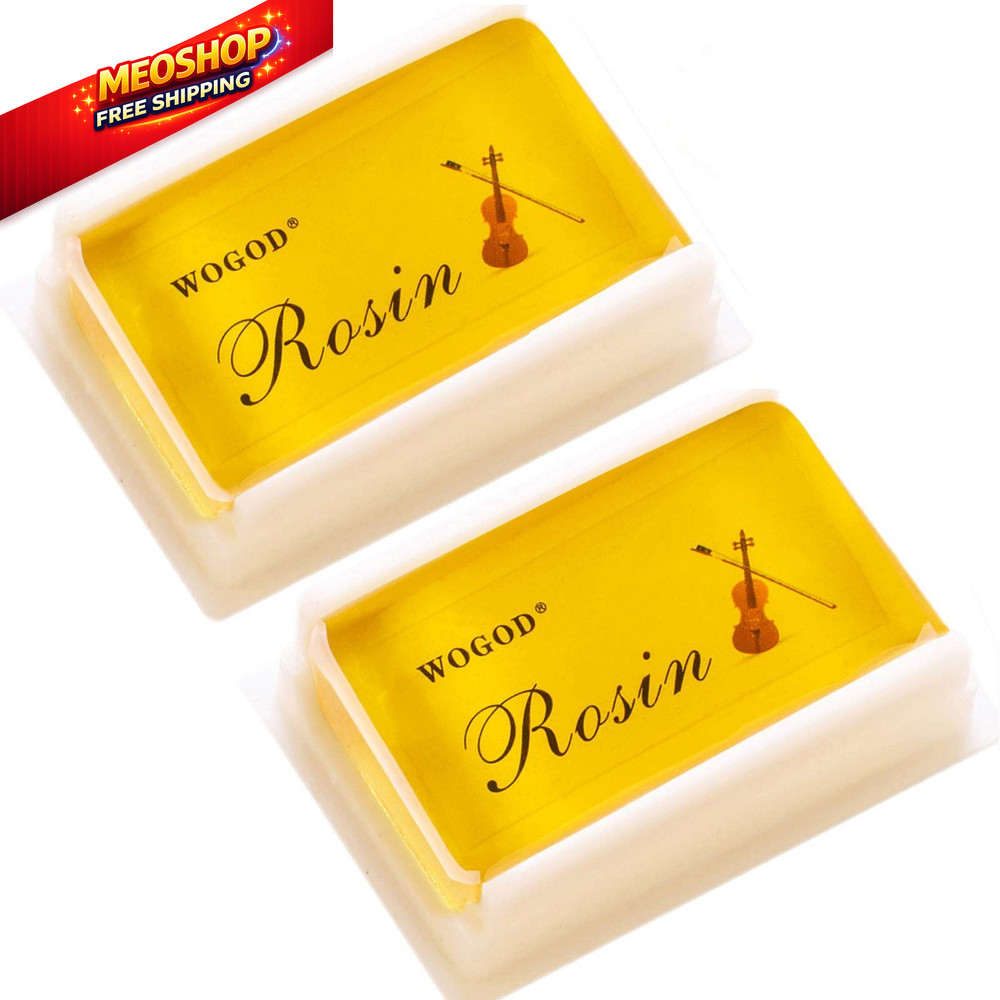 Rosin Violin Light Low Dust 2 Pack For Bows Viola And...